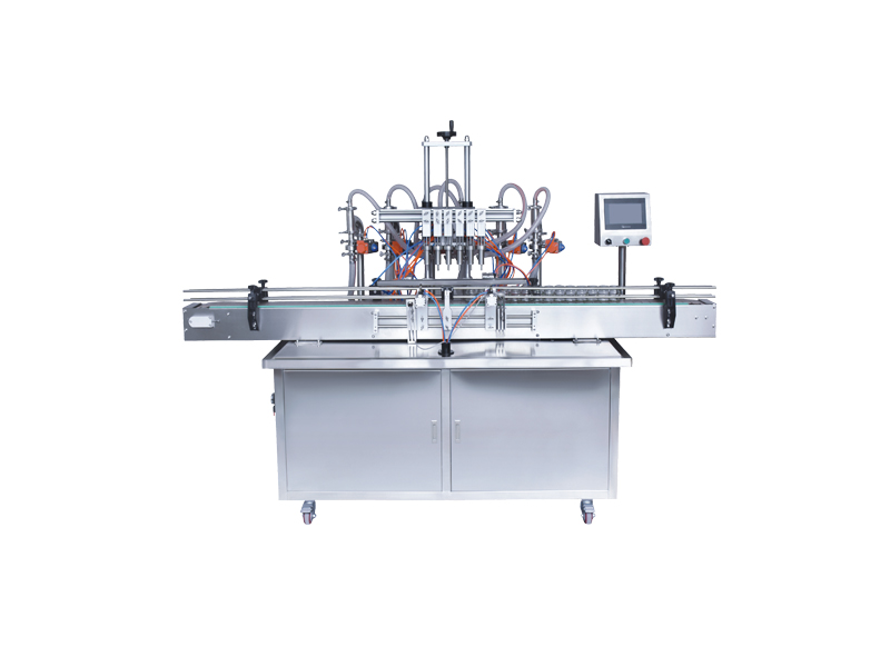 Linear liquid filling machine